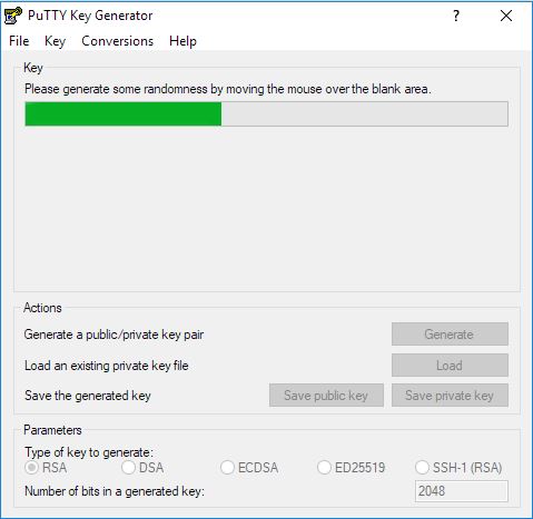 using key puttygen generate Community a SFTP public/private using for Article: PuTTY  to key Boomi generate pair How