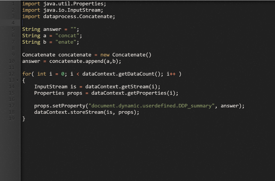 Article: Running custom Java code using custom scripting in a data ...