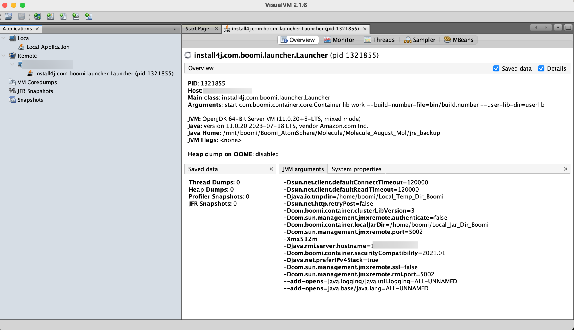 Article: Capture a heap dump using visualVM for boomi runtime - Boomi ...