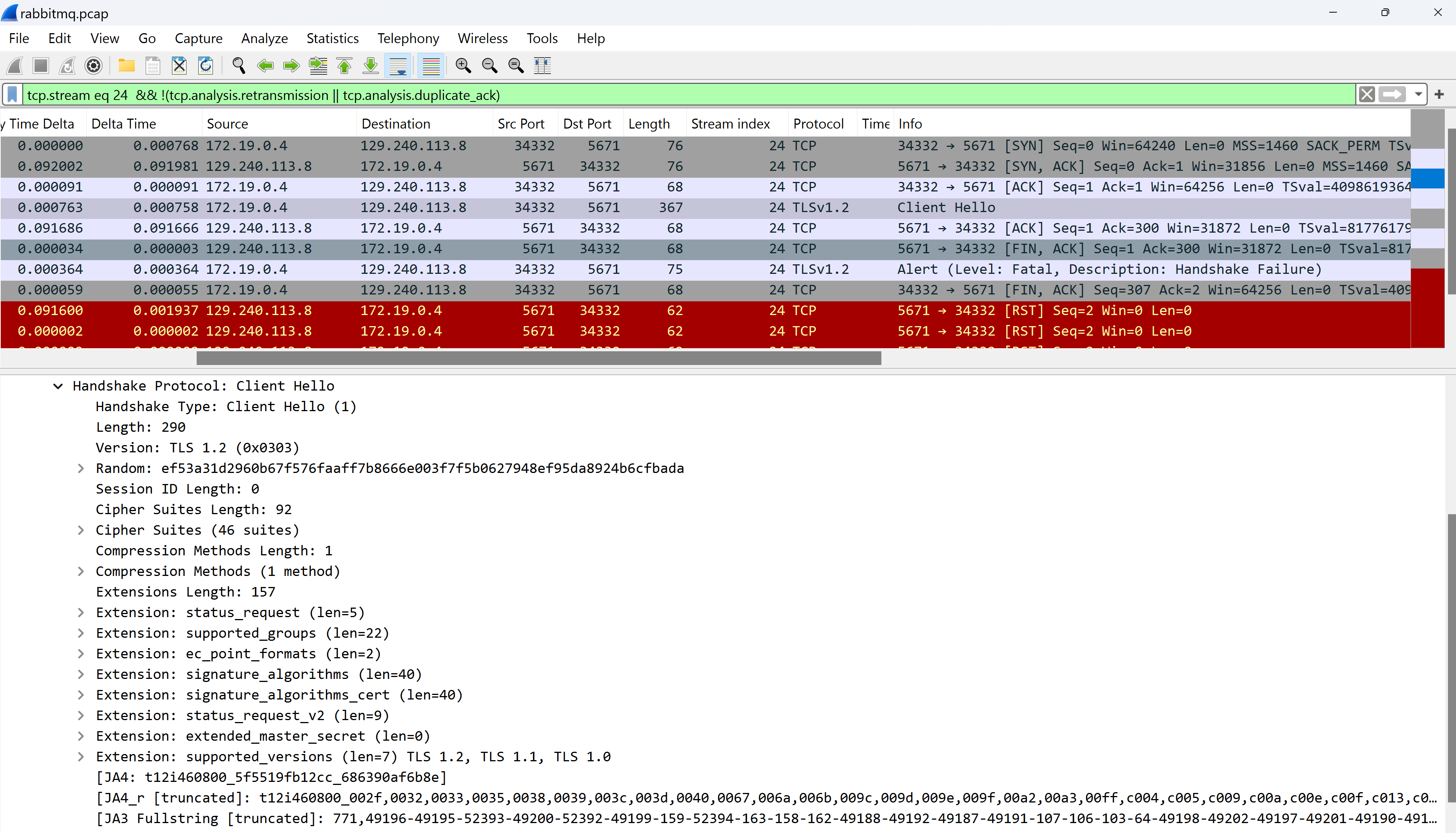 Article: Connectivity Issue: RabbitMQ Client Test Connection Receives 